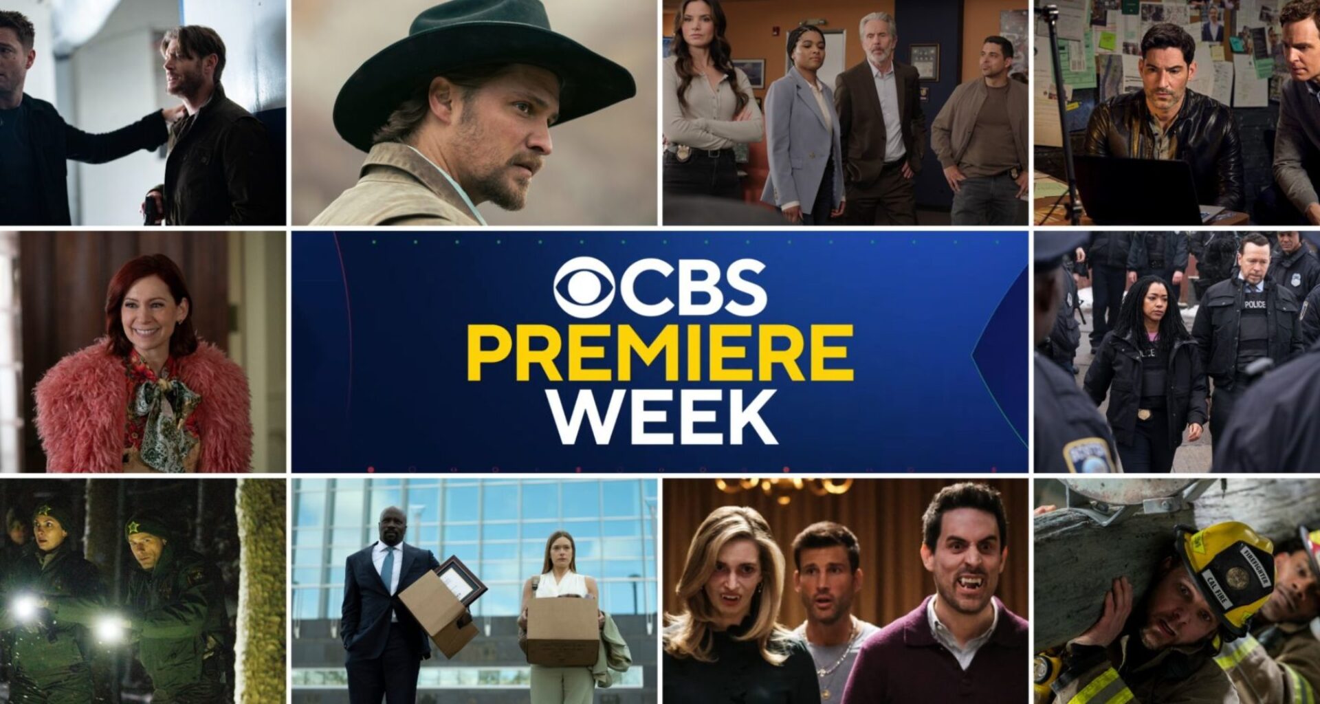 CBS Premiere Week Hits This Fall: Tracker, Marshals, Elsbeth & More