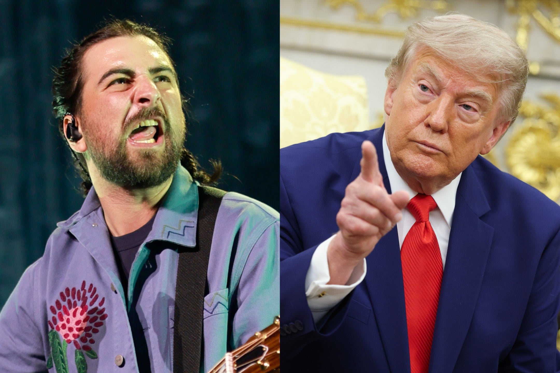 Noah Kahan has called out the White House for using his music without permission