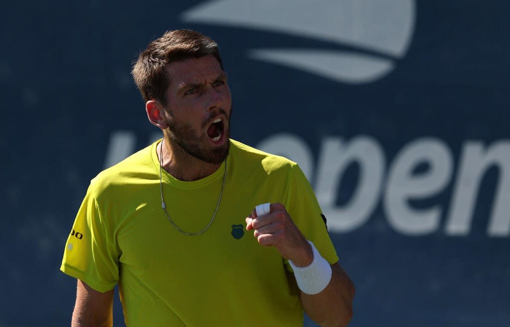 Cameron Norrie in the second round of the 2022 US Open, New York