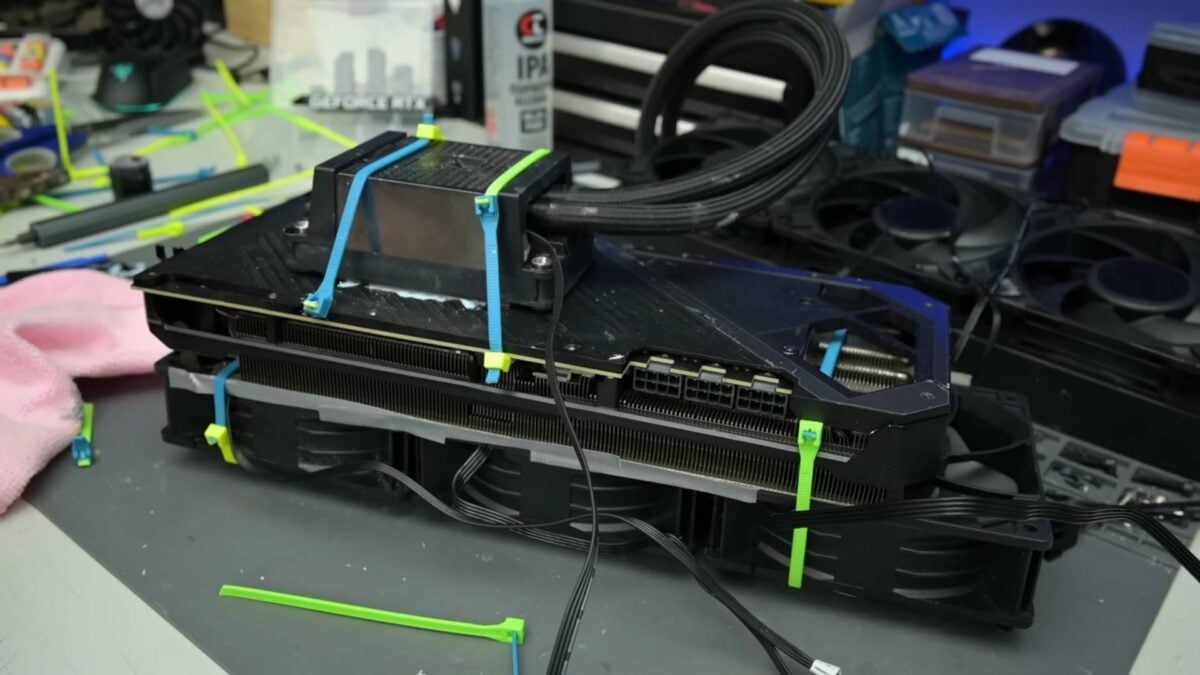 Nvidia RTX 3080 cooling mod.