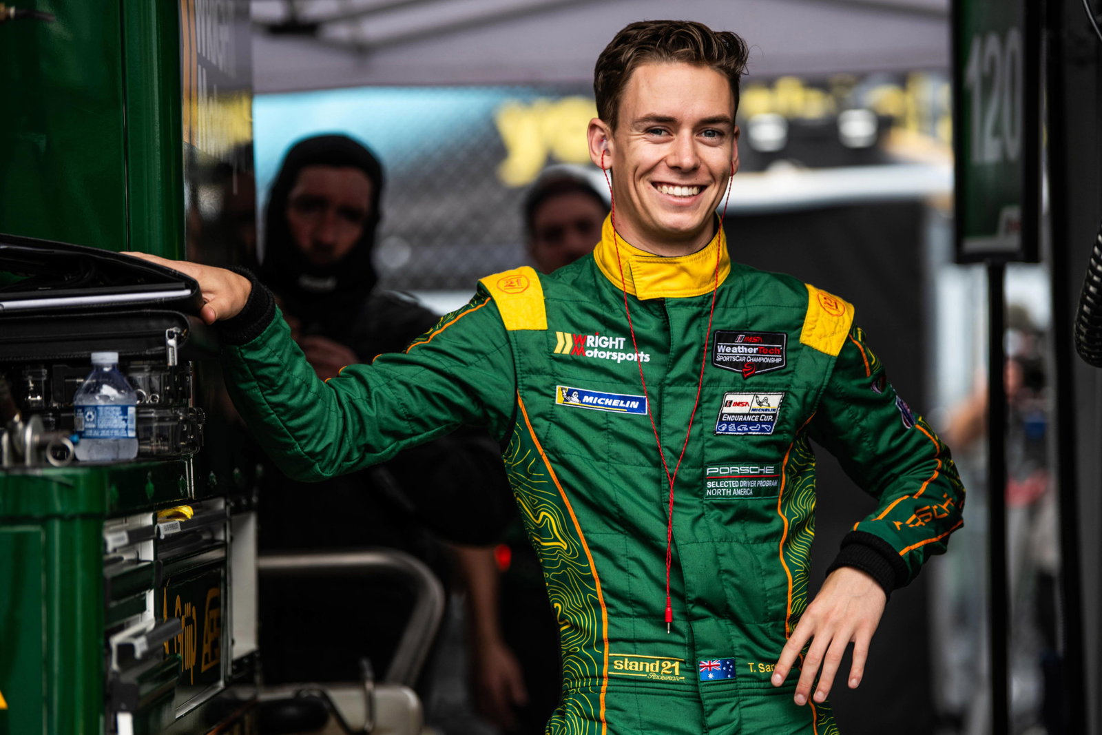 Porsche North America selected driver Tom Sargent.