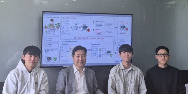 The research team. From left: Ph.D. candidate Won Hyung Park; Ph.D. Chae Won Kim; Ph.D. In Kang; Ph.D. Byeong Hoon Kang; Ph.D. Yumin Kim; Ph.D. candidate Sang Hee Park; Integrated master