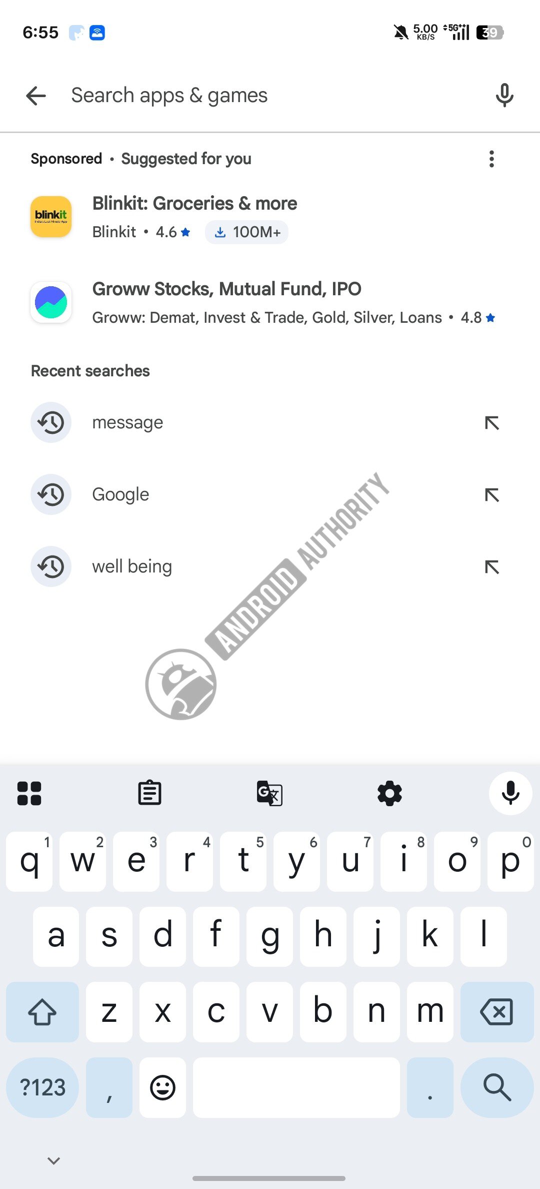 Play Store older search watermarked