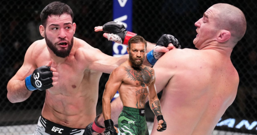 Nassourdine Imavov, Sean Strickland, Conor McGregor