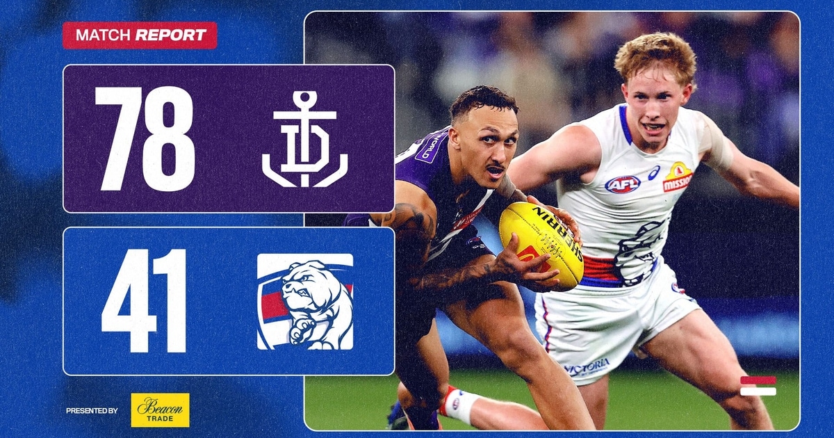 AFL Match Report: Dockers grind down Dogs