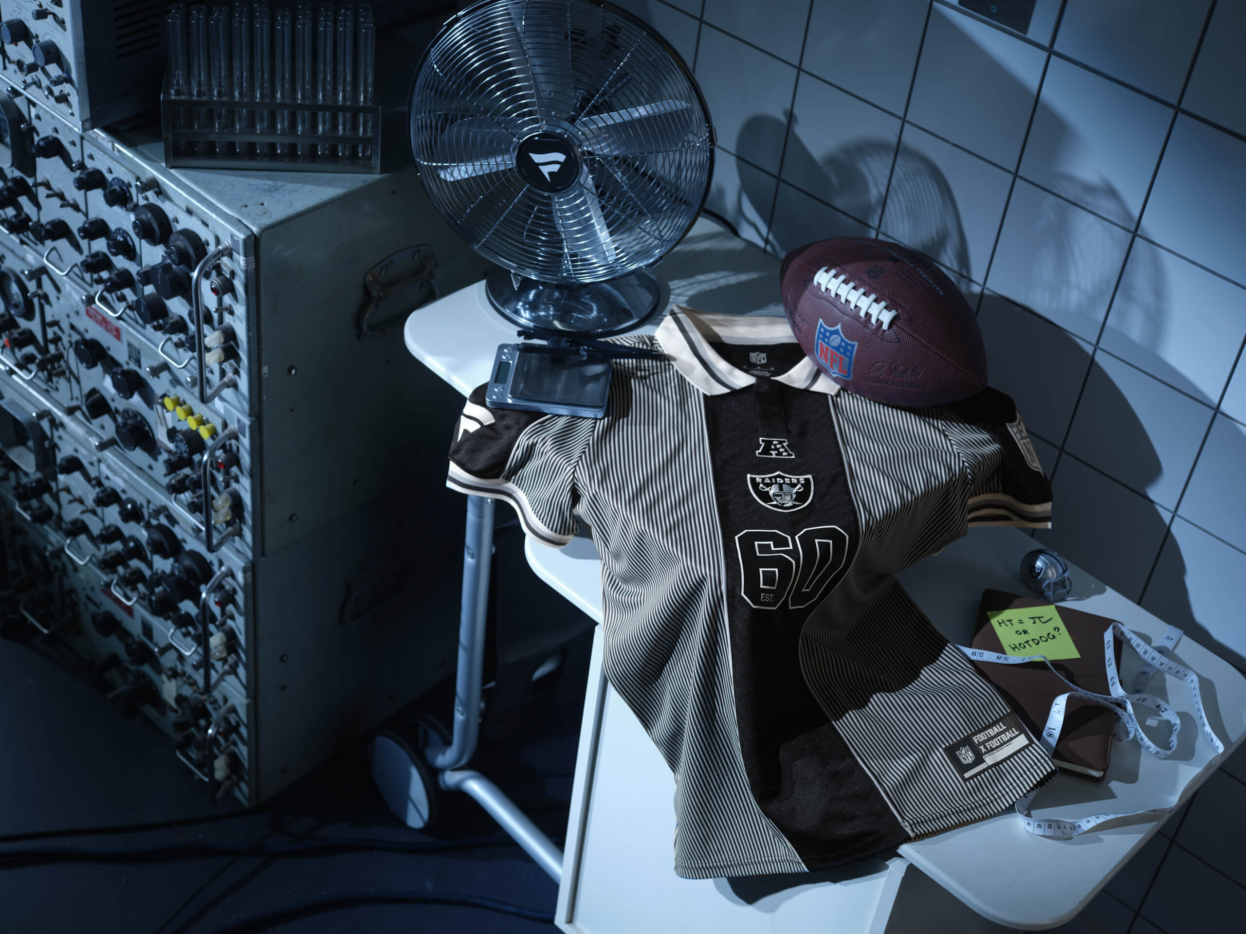 Raiders soccer jersey