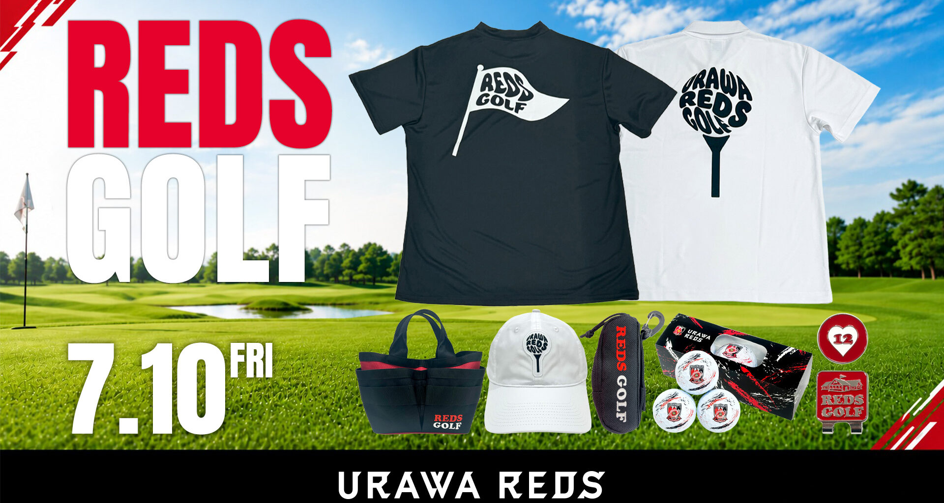 REDS GOLF merchandise goes on sale from 6 PM on Friday, July 10th!