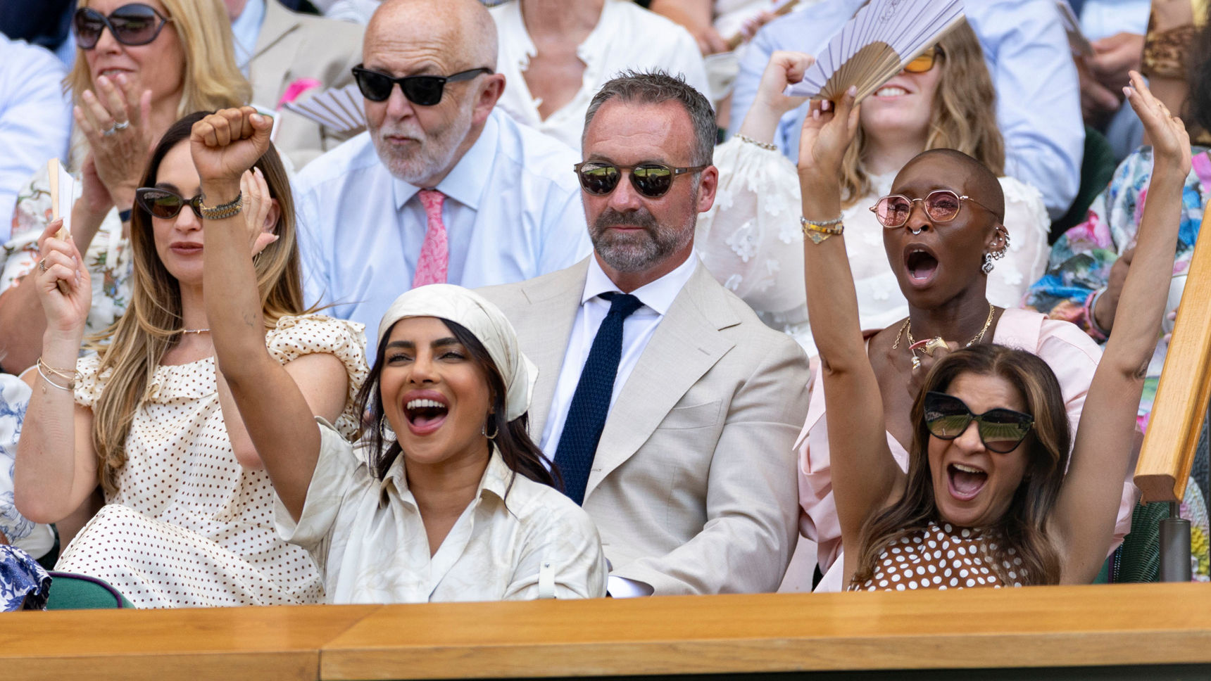 Stars of film and TV join the Royal Box on Day 11 - Wimbledon