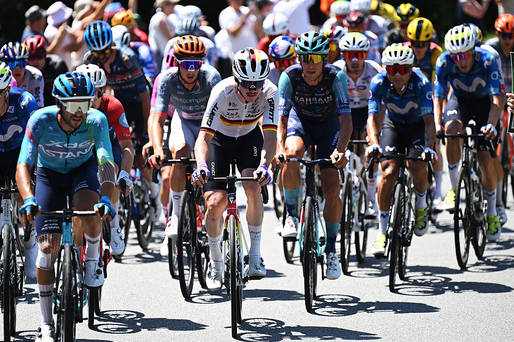 Felix Engelhardt of Germany and Team Jayco AlUla competes during the 113th Tour de France 2026, Stage 9 a 155.5km stage from Malemort to Ussel