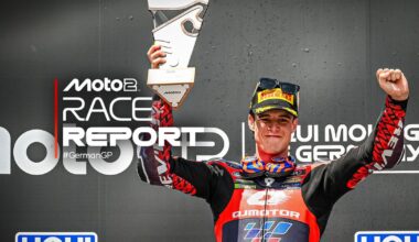 Ortola fends off Holgado for Sachsenring victory, Alonso crashes