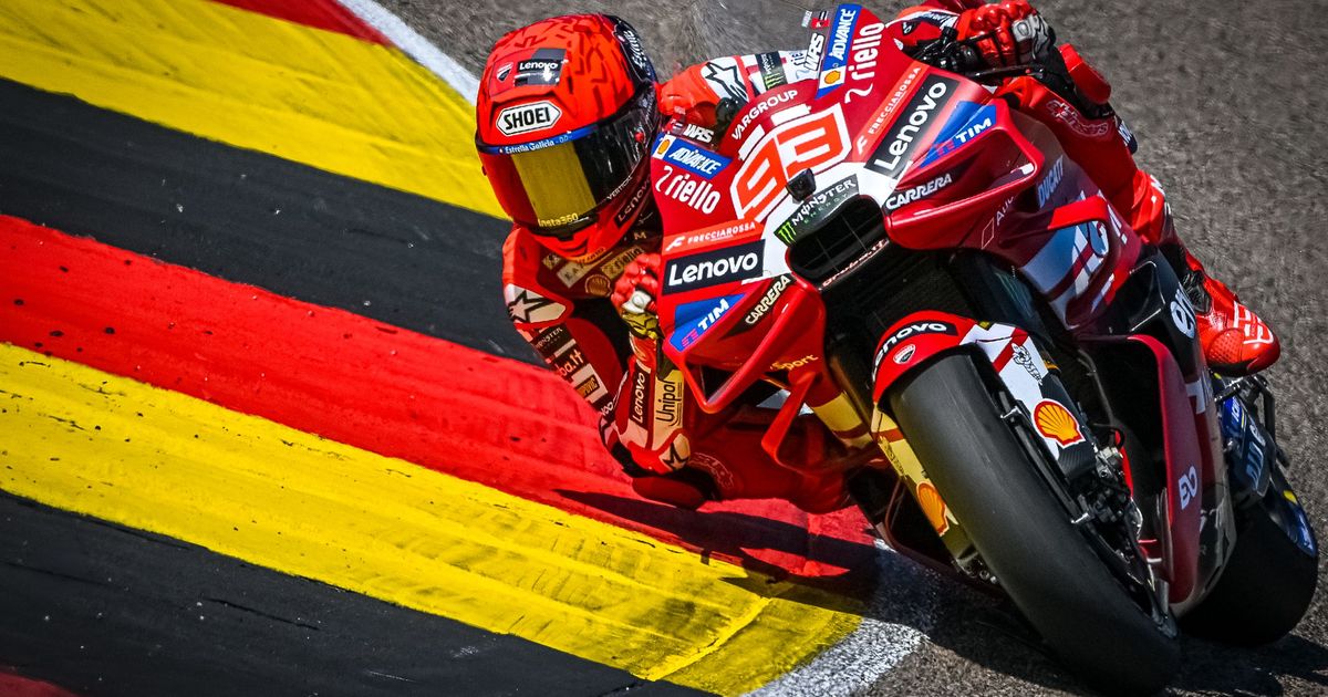 Marc Marquez asserts Sachsenring strength with Friday P1