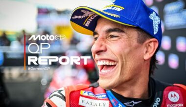 Marc Marquez earns Sachsenring pole by 0.061s, Bezzecchi crashes in Q2