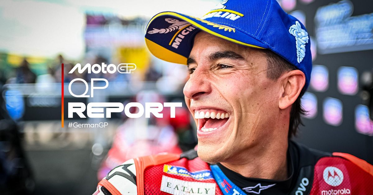 Marc Marquez earns Sachsenring pole by 0.061s, Bezzecchi crashes in Q2