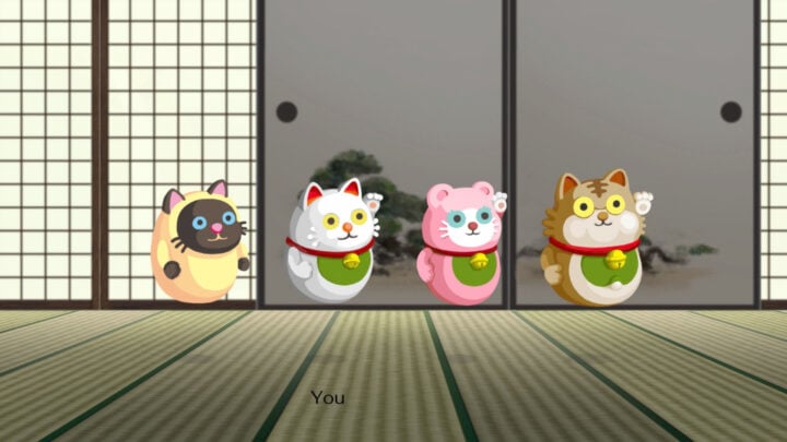 Rhythm Paradise Groove lucky cats screenshot