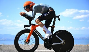 Thymen Arensman of Netherlands and Netcompany INEOS Cycling Team competes during the 113th Tour de France 2026, Stage 16 a 26.1km individual time trial stage