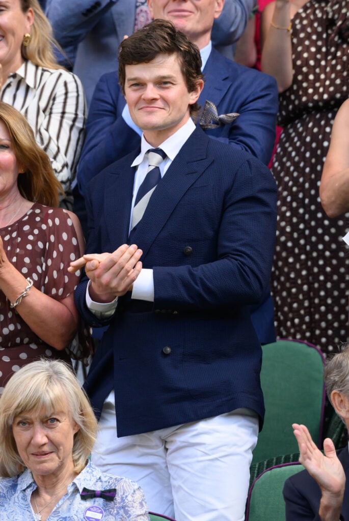 Robert Aramayo attends day one of the 2026 Wimbledon Tennis Championships 