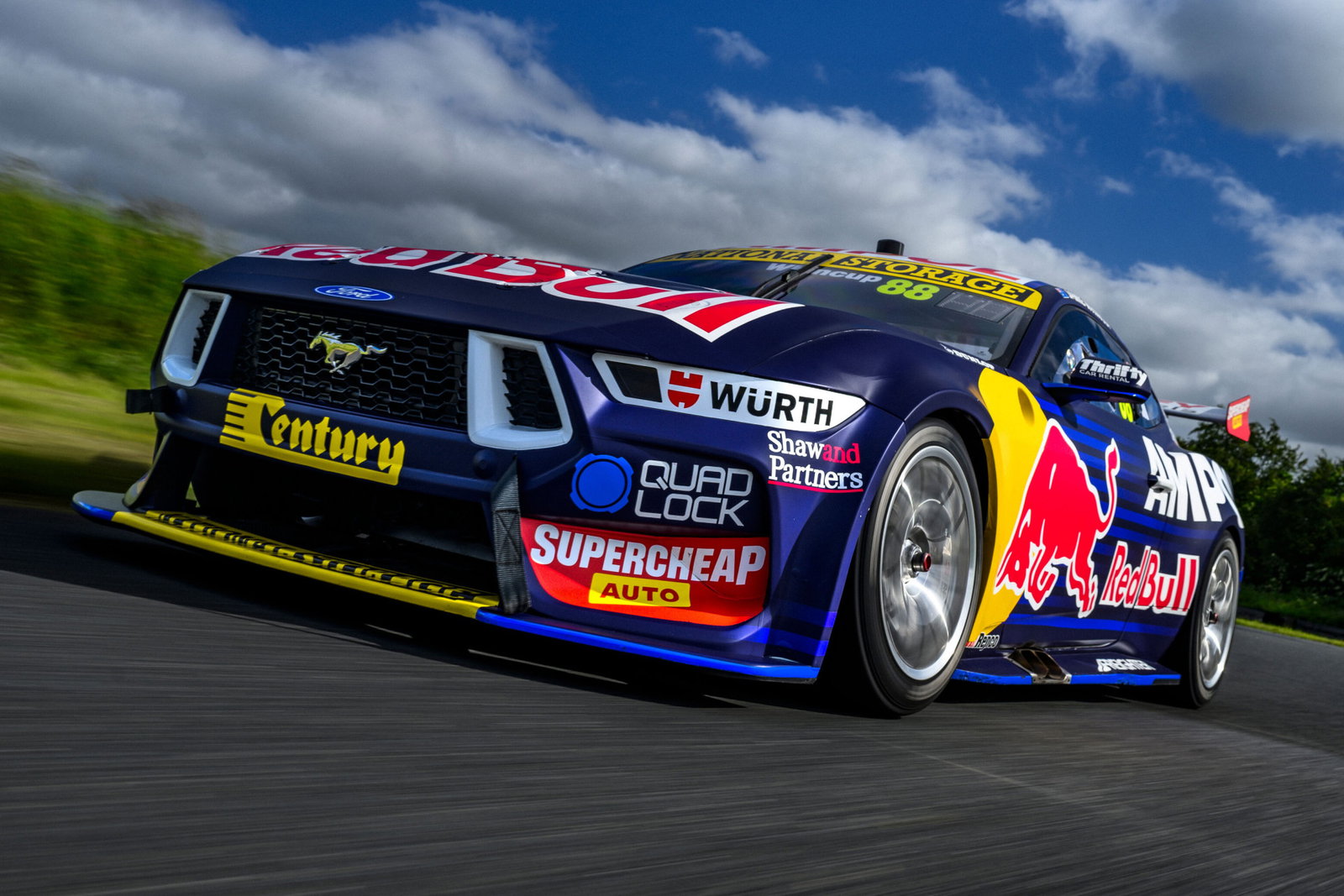 Whincup takes on Top Gear test track in a Supercar