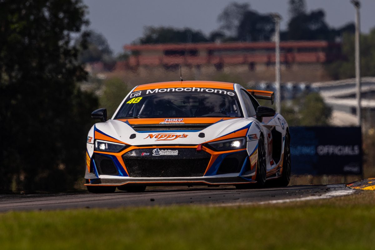 Blake Purdie in Monochrome GT4 Australia at Hidden Valley