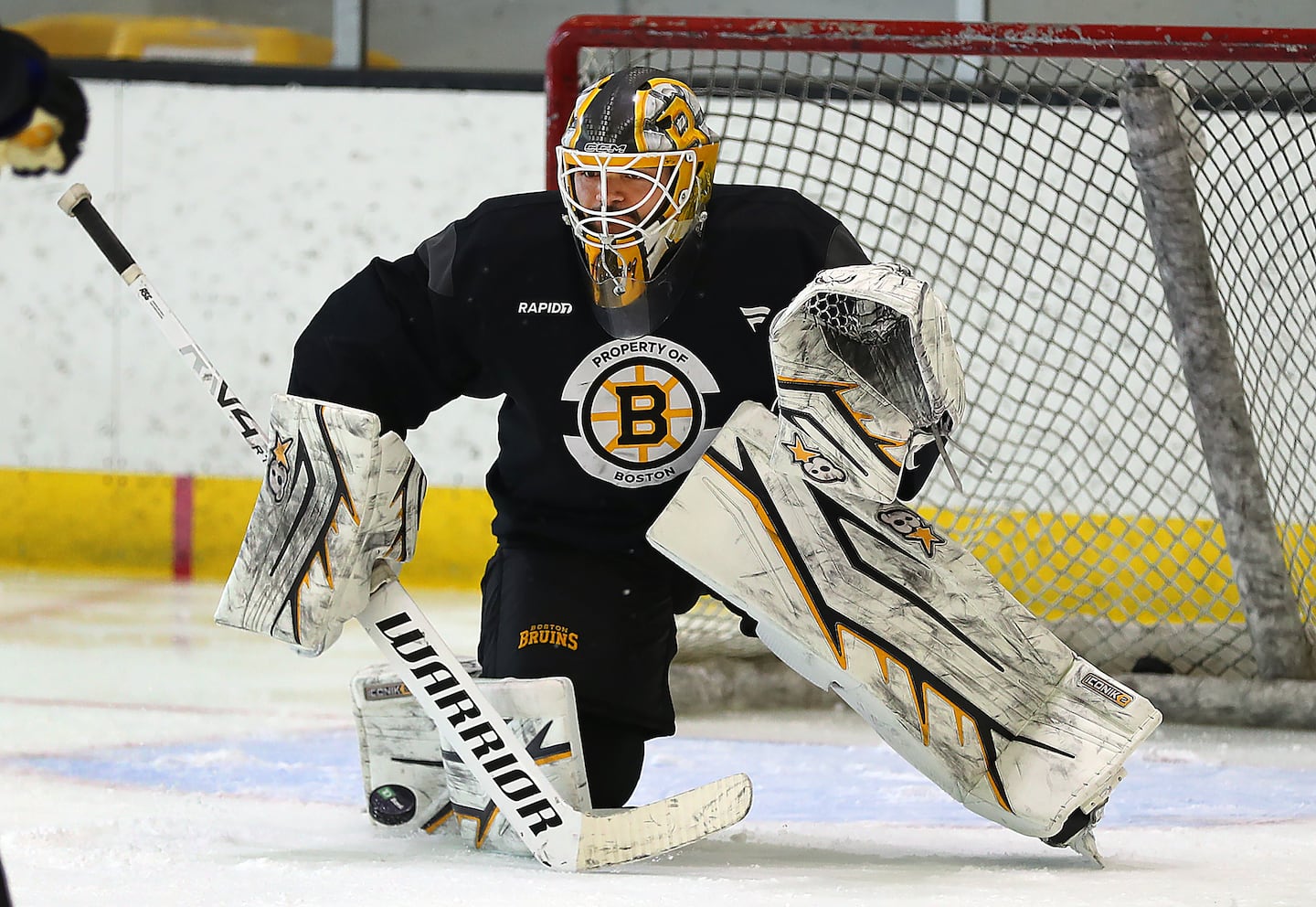 Michael DiPietro has played only six NHL minutes for the Bruins but enters training camp as the No. 2 goalie.