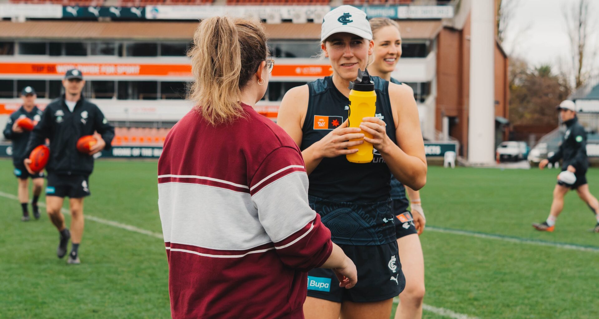 Black and Blues: Our writer joins an intense Carlton training session