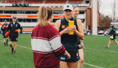 Black and Blues: Our writer joins an intense Carlton training session