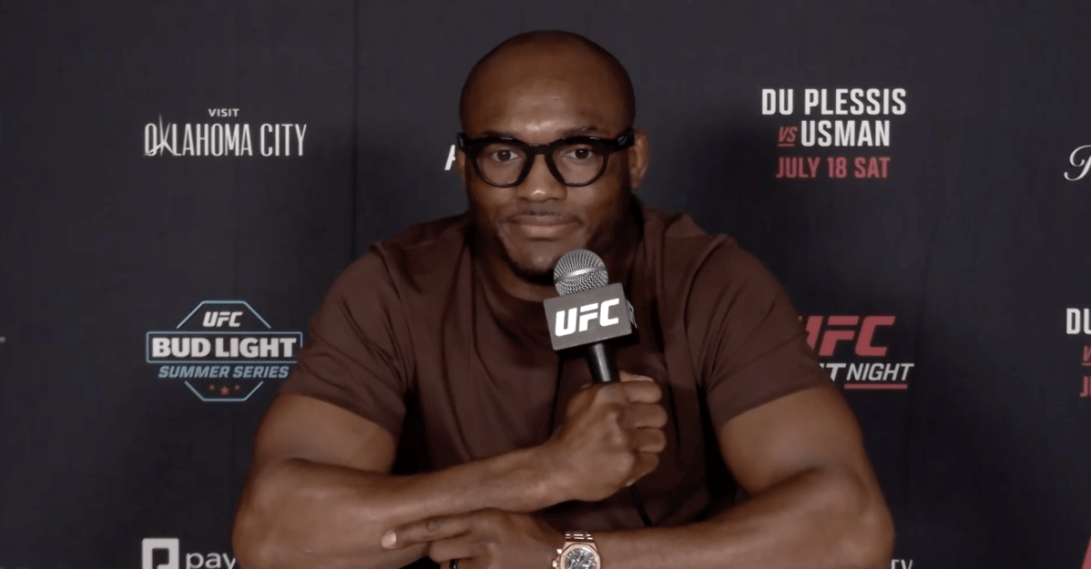 Kamaru Usman: ‘It’s either Sean Strickland or Islam’ Makhachev next with UFC Oklahoma City upset win