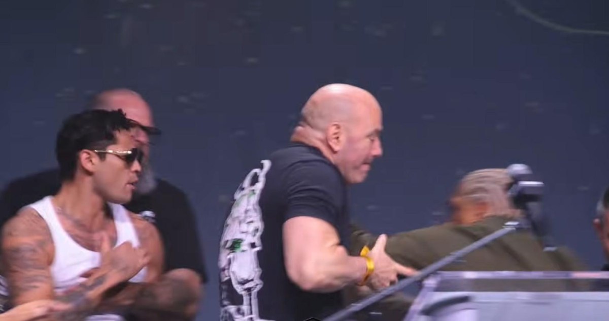 Video! Dana White Breaks Up Fight Between Ryan Garcia, Conor Benn