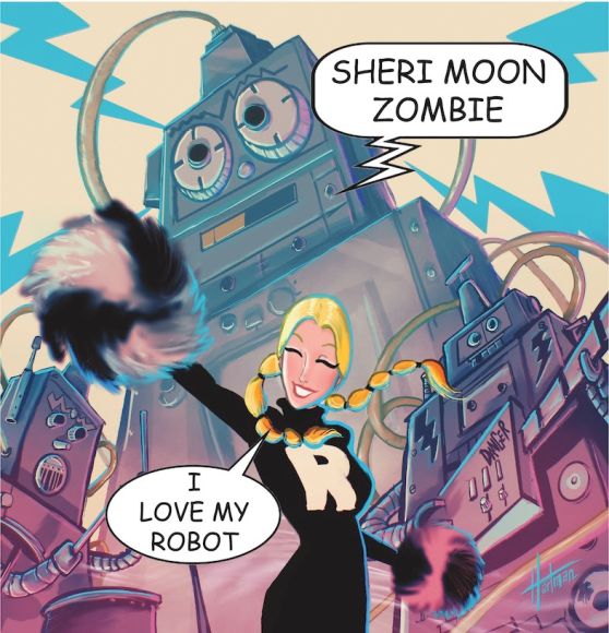 Sheri Moon Zombie I Love My Robot single art