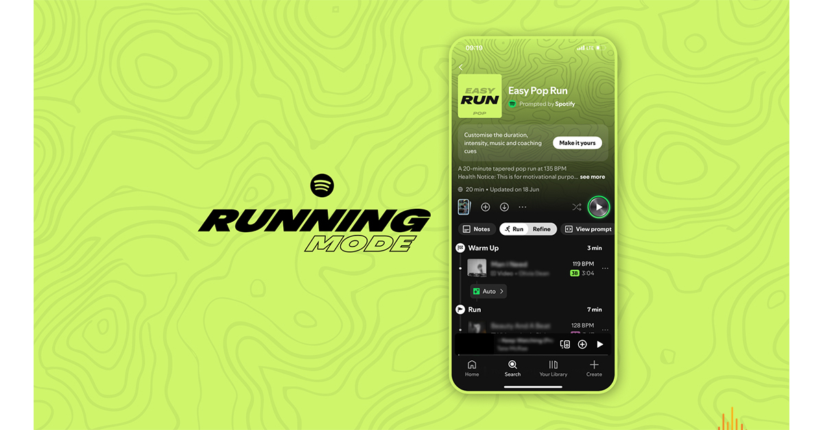 Spotify Running Mode launches in Australia with personalised AI-powered workout soundtracks