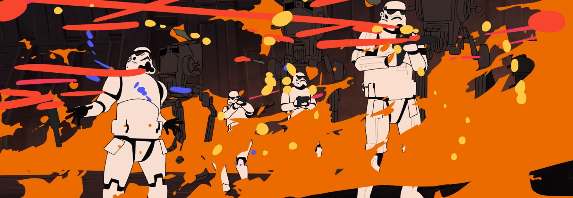Promotional image from Star Wars Visions episode "Black"