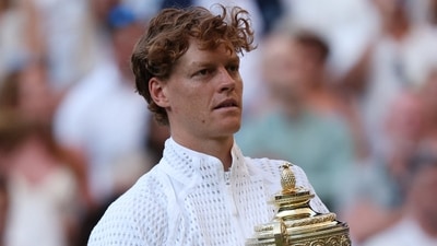 Jannik Sinner successfully defended his Wimbledon title, defeating Alexander Zverev 6(7)-7(9), 7(7)-6(2), 6-3, 6-4 in the 2026 men's singles final. (REUTERS)