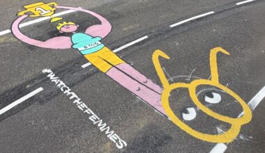 Škoda turns graffiti into celebration of women's cycling at Tour de France