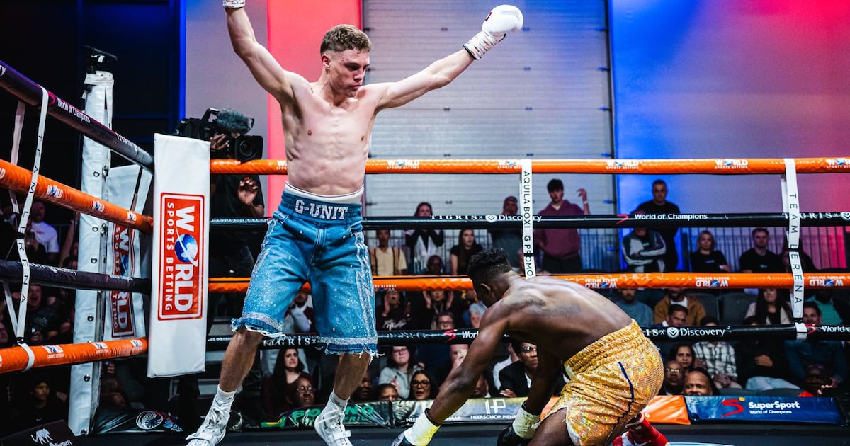 Flashy clothes and prosperous career for Gary van Staden who is becoming a draw card