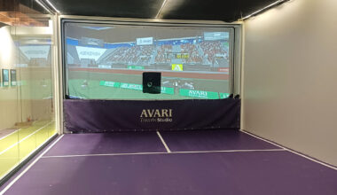 Tennis studio AVARI offers practice simulations