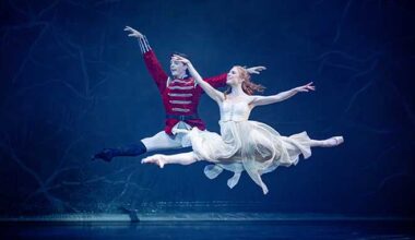 The Australian Ballet Joseph Caley and Mia Heathcote in The Nutcracker (Wright) photo by Daniel Boud (2024)
