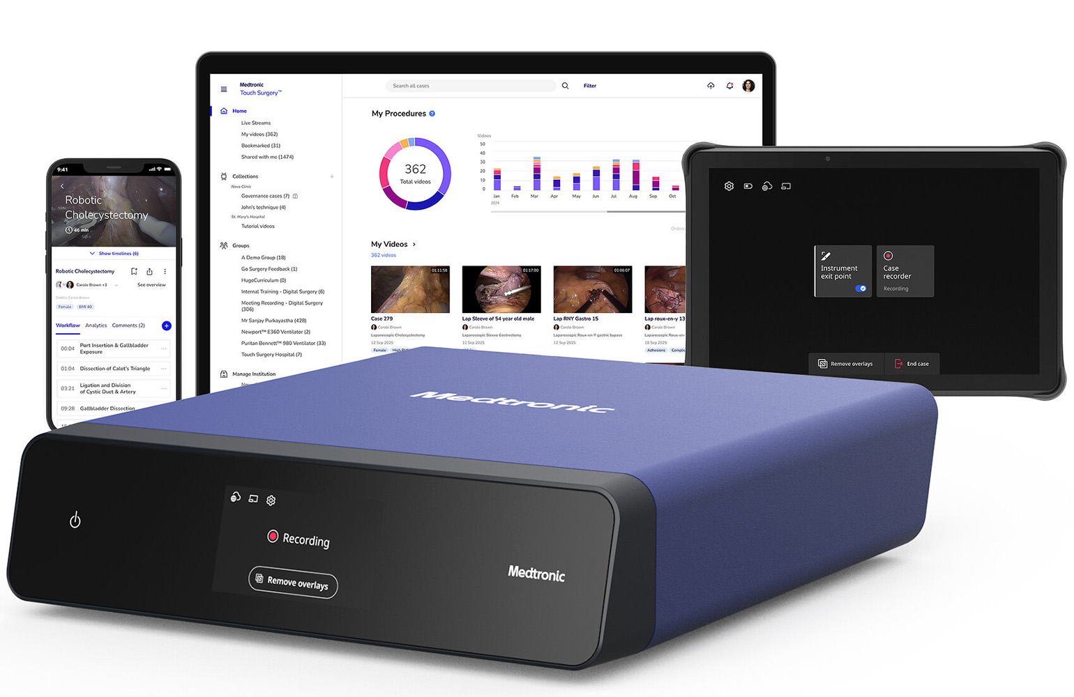 The Touch Surgery Aide and the Touch Surgery ecosystem.