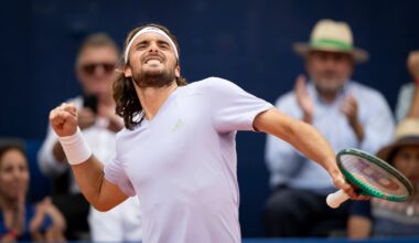Tsitsipas survives Kym scare to reach Swiss Open quarter-finals