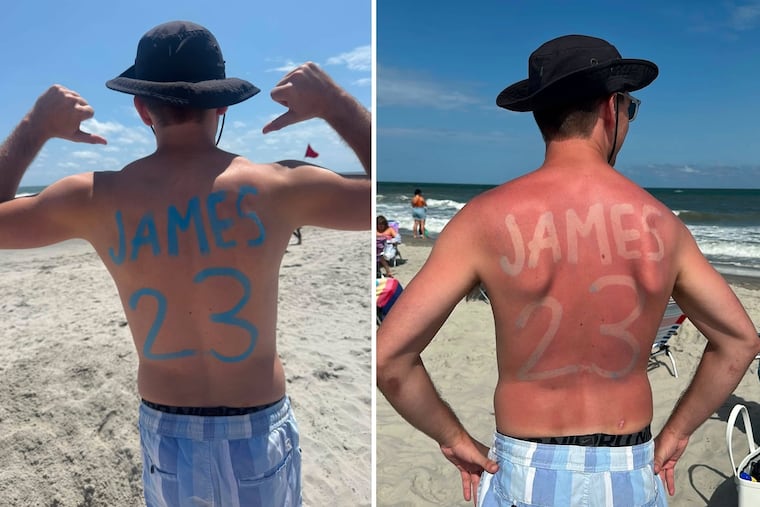 Joey Abel spent no money on his custom LeBron jersey, but he made a different type of sacrifice.