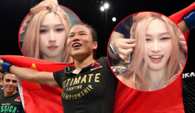 Zhang Weili makeover new look