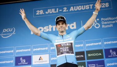 Tour of Denmark: Wout van Aert scores hat-trick on stage 3 with a win on wet and wild queen stage