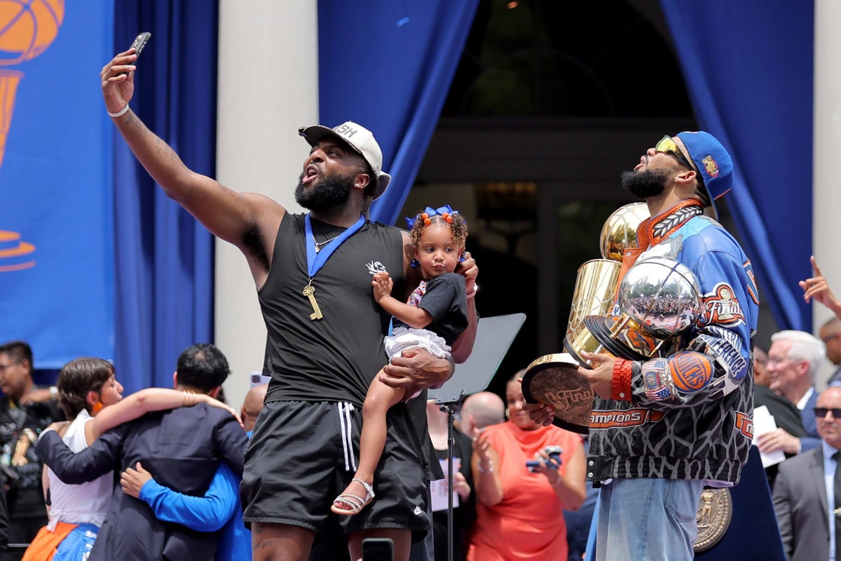 Mitchell Robinson reveals cause of hand injury before NBA Finals