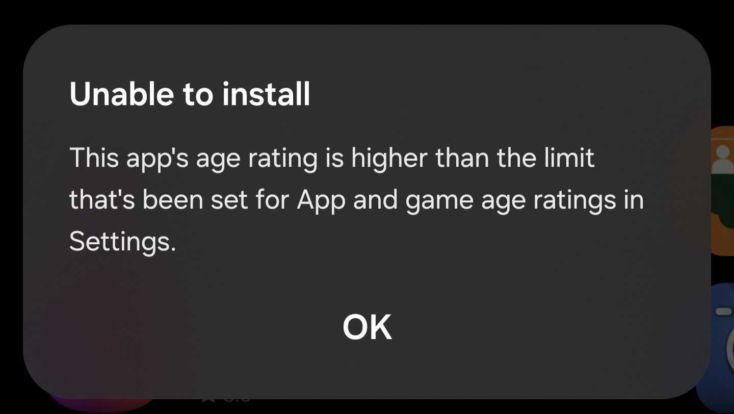 unable to install screenshot