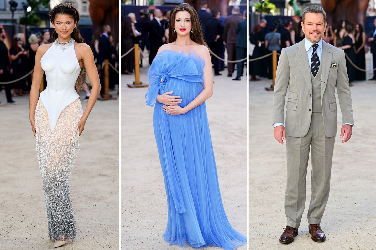 'The Odyssey' London premiere red carpet: Zendaya, Anne Hathaway, Matt Damon and more