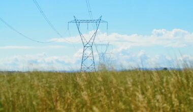 transmission towers