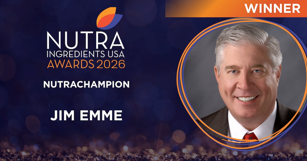 Jim Emme, 2026 NutraChamp: ‘Common sense is a gift, not a given’