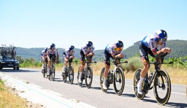 2026 Tour de France: Red Bull-Bora-Hansgrohe train near Barcelona for the opening TTT stage