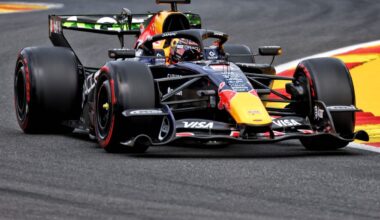 What happened in F1's Belgian Grand Prix FP1