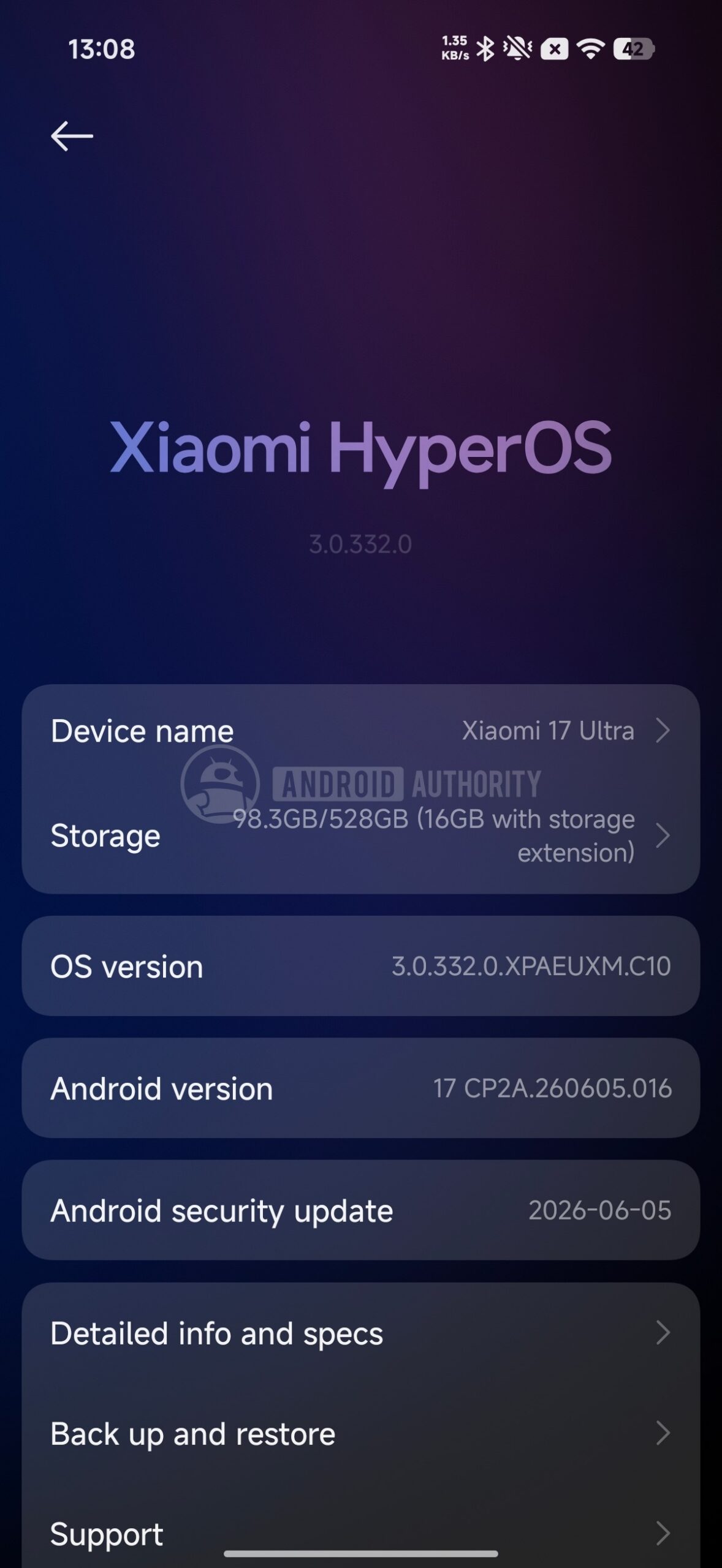 Xiaomi 17 Ultra Android 17 update 2 Xiaomi 17 Ultra Android 17 update 2