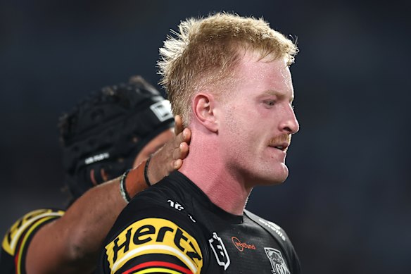 Record hunter: Penrith’s Tom Jenkins will look to build on his try-scoring tally on Friday night.