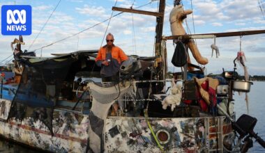 The homeless Australians turning to derelict boats to avoid sleeping on the streets